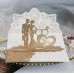 3D Marriage Invitation Card Laser Cut Invitation Wedding Card Glitter Paper